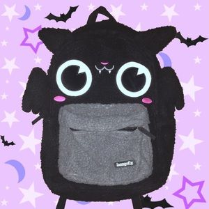 RARE Loungefly Bat Plush Backpack